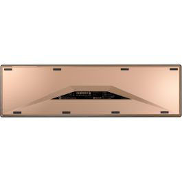 Cherry DW 9100 SLIM, Teclado Inalámbrico RF + Bluetooth QWERTZ Suizo Negro con Ratón Óptico, AES, USB-C