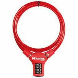 Master Lock 8229EURDPROCOL Candado Cable Combinación 4 Dígitos Programable 90 cm x 12 mm Acero Trenzado Vinilo Exterior Bicicletas Color Aleatorio Precio: 32.79000054. SKU: B19GNNDEFN