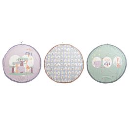 DKD Home Decor Bolsa Colección Baobab Kids 140 x 2 x 140 cm, Canvas, Azul, Verde, Lila, con Leon y Mapache Precio: 46.49999992. SKU: B1BREVCPVT