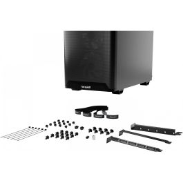 be quiet! Pure Base 501 LX Negra Torre PC Midi con Ventana Lateral, Iluminación RGB y 3x120mm Fans. Soporte ATX y USB-C.