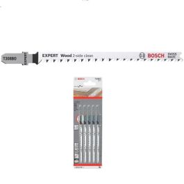 BOSCH T308Bo Hoja de Calar Expert Wood 2-Side Clean para Madera y Derivados 117mm, Paso 2,2mm, hasta 50mm (5 Ud.) Precio: 17.78999959. SKU: B1JDVT623W