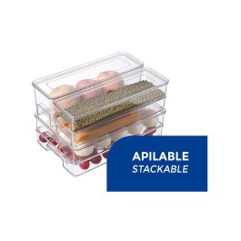 Organizador con tapa Quttin 32.5 x 10 x 5.5 cm (12 Unidades) Organizador con tapa Quttin 32.5 x 10 x 5.5 cm (12 Unidades)