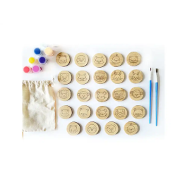 Wondee Kit para Colorear Figuras de Madera Sostenible con 12 Colores Vibrantes, Pinceles y Figuras Originales para Niños Precio: 43.1728. SKU: B1365DS8C9