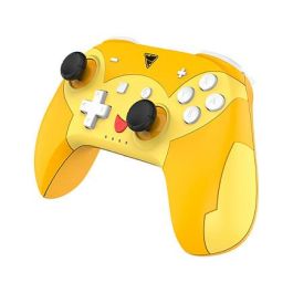 DragonShock PopTop Compact Mando Inalámbrico Gamepad para Nintendo Switch, Bluetooth, USB-C, 19 Botones, Giroscopio - Naranja/Rojo/Amarillo