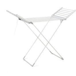 Tendedero Eléctrico Plegable con Alas, Pantalla Táctil, Temporizador y Control de Temperatura Warmmat InnovaGoods 230 W 20 Barra