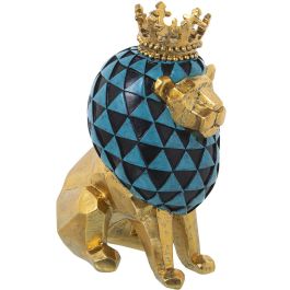 Figura Decorativa Alexandra House Living Dorado León