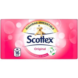 Scottex Original Papel Higiénico Doble Capa Pack De 16 Rollos