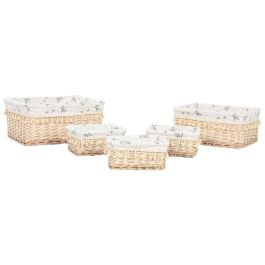 Cesta Ropa Shabby DKD Home Decor Natural 38 x 22 x 48 cm Set de 5 Precio: 46.49999992. SKU: B1GAJND9SG