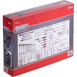 Caja de enchufes CONNEX - 216 piezas - 2 años de garantía Caja de enchufes CONNEX - 216 piezas - 2 años de garantía