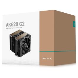 Deepcool AK620 G2 Refrigerador de aire con 2 ventiladores 12cm Negro