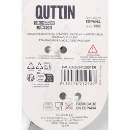 Quttin Prensa de Ajos con Deshuesador, 16 cm (12 Unidades)