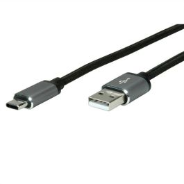 ROLINE 11029029 Cable USB C a USB A 2.0, 3 Metros, Negro/Plata Precio: 30.2379. SKU: B1JLEJNPBZ