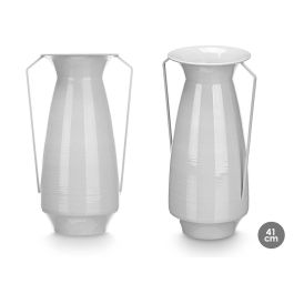 Giftdecor Jarrón Cónico 41 cm Gris - Metal Hierro (4 Unidades) Precio: 93.49999967. SKU: B1GWMLXLAD