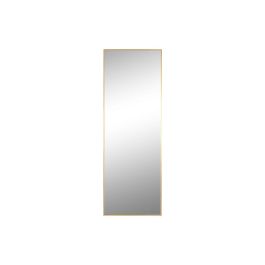 DKD Home Decor Espejo de Pared Glamour Rectangular Dorado 200 cm Alto x 70 cm Ancho. Material Hierro y Cristal, 3.5 cm de Fondo.