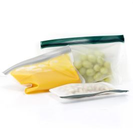 Cook Concept Juego de 3 Bolsas Conservación Reutilizables Translúcidas Lavables Aptas Congelador Medidas Varias