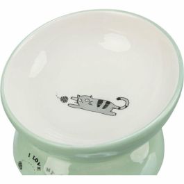 Comedero para Perro Trixie Blanco Verde Ø 13 cm 150 ml