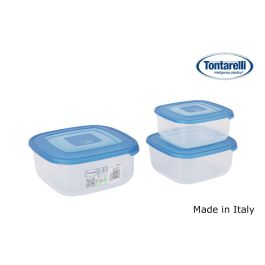 Inde Set 3 Fiambreras Cuadradas 1L, 1.5L, 2.5L Turquesa/Azul (20 Cajas) Precio: 50.49999977. SKU: B1GEMJWGAX