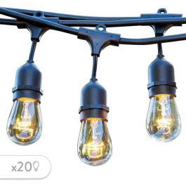 Lumisky MAFY 20 LIGHT Guirnalda de Luz Exterior - 10 m - 20 Bombillas Filamento Vintage E27 LED Blanco Cálido Precio: 106.89000003. SKU: B17S7SFRLV