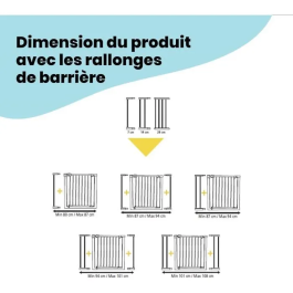 Safety 1St Barrera de seguridad para niños Easy Close - Metal - Negro