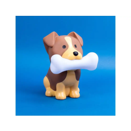 Wondee Lámpara Rufus The Dog Luz Ambiente Perro con Hueso Brillante 11,5 x 13,8 x 14,3 cm Batería