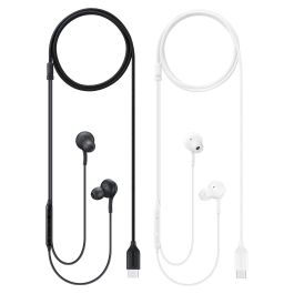 Samsung Auriculares In-Ear USB-C con Micrófono y Control de Volumen, Blancos EO-IC100BWEGEU