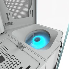 COUGAR FV270 ARGB Midi Tower Gaming PC Blanco con Panel Vidrio Templado e Iluminación RGB - Soporte ATX/EATX