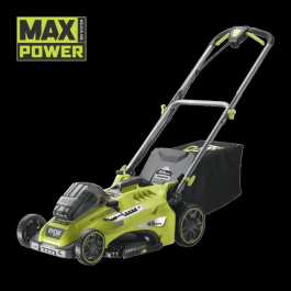 Ryobi RYO4892210206060 Cortacésped Inalámbrico Max Power 36V, 46 cm, con Batería 5.0 AH - Recolección y Mulching