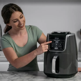 Ninja Freidora sin Aceite MAX AF160EU - 6 Modos Cocción Preestablecidos - Cesta Gran Capacidad 5.2L - 1750W