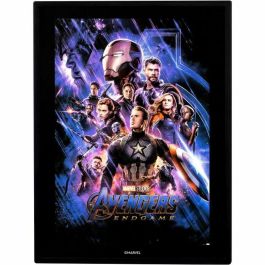 Fandrop FAN0630996920688 Figura Capitán América vs Thanos Vitrina con escena de culto + mini póster 18 cm