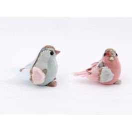 DKD Home Decor Figura Navidad Fantasía Pájaro Foam Poliéster Rosa Palo Azul Celeste 10x11x15 cm (3 Unidades Surtidas) Precio: 13.65606. SKU: B16VMR46ST