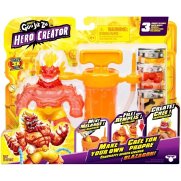 Heroes Of Goo Jit Zu Figura Hero Creator Blazagon 11cm - Kit de creación de texturas personalizadas HER0630996427859