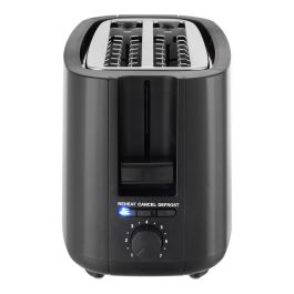 Edm Tostadora Black Design Doble Ranura Larga 1400W, Función Calentar/Descongelar, Superficie Tacto Frío, Negro Edm Tostadora Black Design Doble Ranura Larga 1400W, Función Calentar/Descongelar, Superficie Tacto Frío, Negro