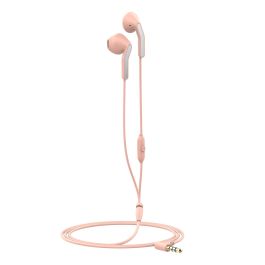 Muvit E56 Auriculares Estéreo con Cable Jack 3.5 mm, Color Rosa