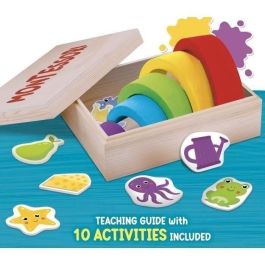 Lisciani Giochi LIS8008324105465 Arco iris de madera, juguete educativo que estimula visión y sensibilidad al color Lisciani Giochi LIS8008324105465 Arco iris de madera, juguete educativo que estimula visión y sensibilidad al color