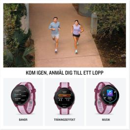 Garmin Forerunner 165 Music Reloj GPS 1.2" AMOLED Gris Táctil 390x390 Píxeles con Almacenamiento de Música