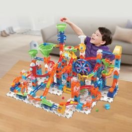 VTECH M100E Marble Rush - Circuito de bolas Rocket Set Electronic - 79 Piezas con 10 MarbleBeads para 4+ años