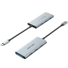 Vention TOPHB Docking USB Tipo-C 6 en 1 con HDMI 4K, 3x USB 3.0, Lector SD/MicroSD, 5 Gbps, Gris Precio: 13.78999974. SKU: B13KZZ7YH2
