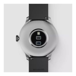 Withings ScanWatch Light - Reloj inteligente híbrido OLED de acero inoxidable 37 mm, negro y oro, monitor de sueño y frecuencia cardíaca, 30 días batería
