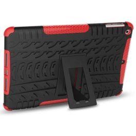 FUNDA E-VITTA RUGGED RED - PARA IPAD 2017-2018 - POSICIÓN STAND UP - DOS PIEZAS - ANTIDESLIZANTE