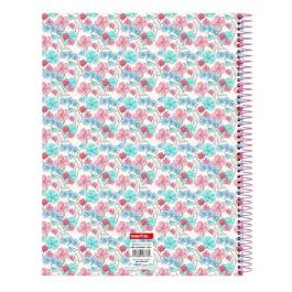 Libreta Moos Flores Multicolor A4 120 Hojas