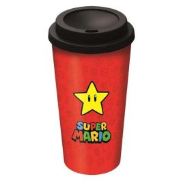 Vaso de cafe doble super mario 520 ml. Vaso de cafe doble super mario 520 ml.