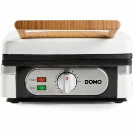 Domo Máquina para Hacer Gofres DO9274W 1400 W, 2 Gofres XL, Blanca