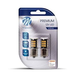 M-Tech L354W Blister 2X LED Ba15S 48xSMD2835 Canbus Blanco Precio: 13.6900005. SKU: S3702330