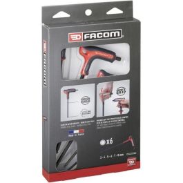 FACOM 84TZSA.PB - Juego de 6 Llaves en T con Asas - 6 Caras