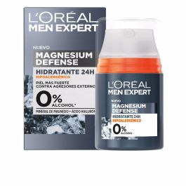 L'Oréal Paris MEN EXPERT MAGNESIUM DEFENSE Hidratante 24h Crema Facial para Hombre con Ácido Hialurónico, 50 ml Precio: 11.49999972. SKU: B19JNGGWKW