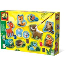 Moldura y pintura - Animales del bosque - SES CREATIVE - Fabricado con plástico reciclado Precio: 25.99254845. SKU: B1EF32SVAS