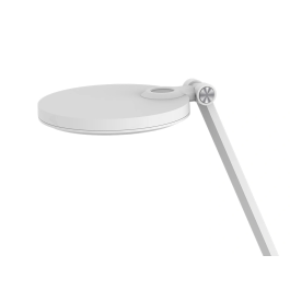 Q-connect Lámpara de Escritorio LED 7W 500 lm Brillo Regulable 3 Niveles Luz Fría Neutra Cálida Cabeza Brazo Orientable Blanco