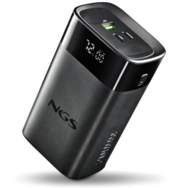 NGS TWIX20 Powerbank 20000mAh 65W compatible con portátiles Carga Rápida USB-C Negra