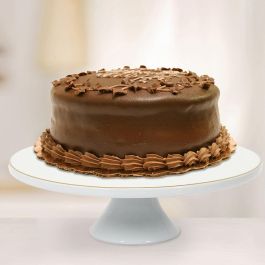 Home Deco Factory Pastelera Lounge Diámetro 30 cm Altura 10 cm con Ribete Dorado