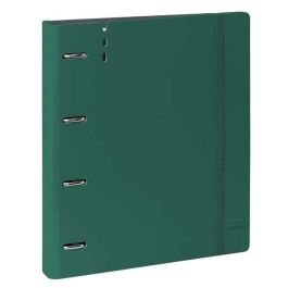 Carpeta Con Recambio Safta Din A4 Cuadro 5 mm Polipropileno Foam 4 Anillas 35 mm Verde Oscuro Carpeta Con Recambio Safta Din A4 Cuadro 5 mm Polipropileno Foam 4 Anillas 35 mm Verde Oscuro